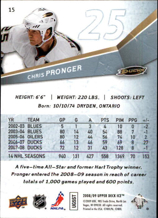 2008-09 Upper Deck Ice - #13 Chris Drury