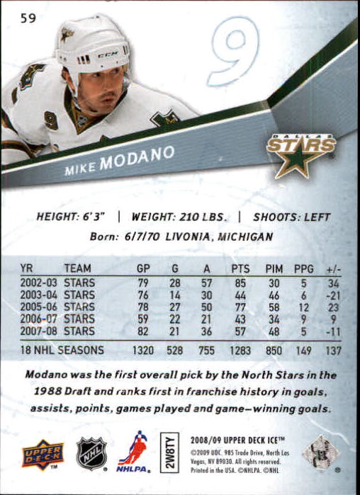 Mike Modano Cards (1990-2011) - Stars Red Wings - You Choose Your Cards