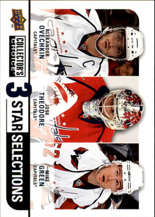 2008-09 Collector's Choice #280 Alexander Ovechkin/Jose Theodore/Mike Green