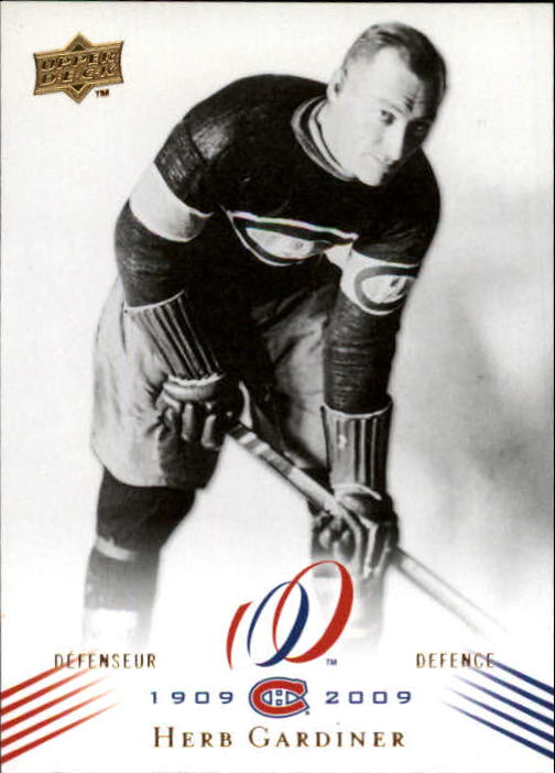 2008-09 Upper Deck Montreal Canadiens Centennial #11 Herb Gardiner