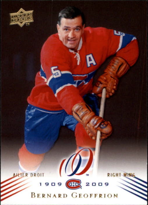 2008-09 Upper Deck Montreal Canadiens Centennial #12 Bernard Geoffrion