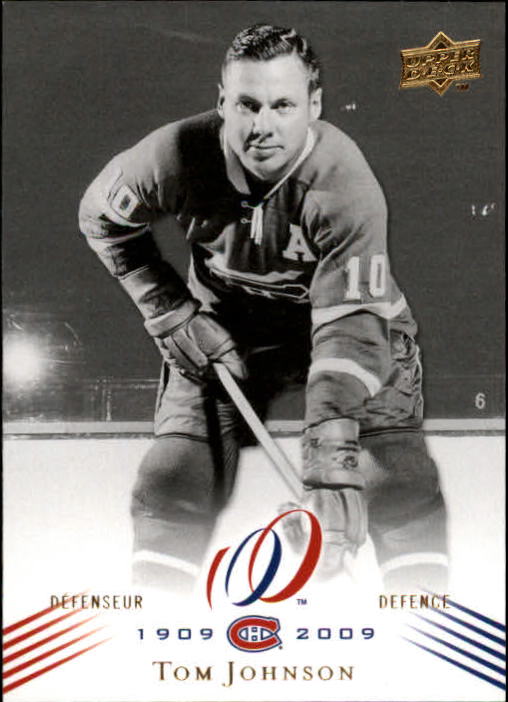2008-09 Upper Deck Montreal Canadiens Centennial #15 Tom Johnson