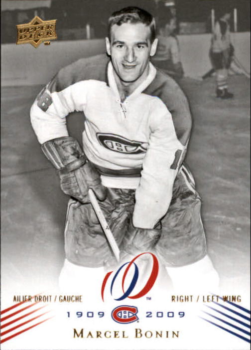 2008-09 Upper Deck Montreal Canadiens Centennial #72 Marcel Bonin