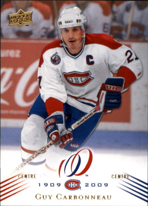 2008-09 Upper Deck Montreal Canadiens Centennial #78 Guy Carbonneau