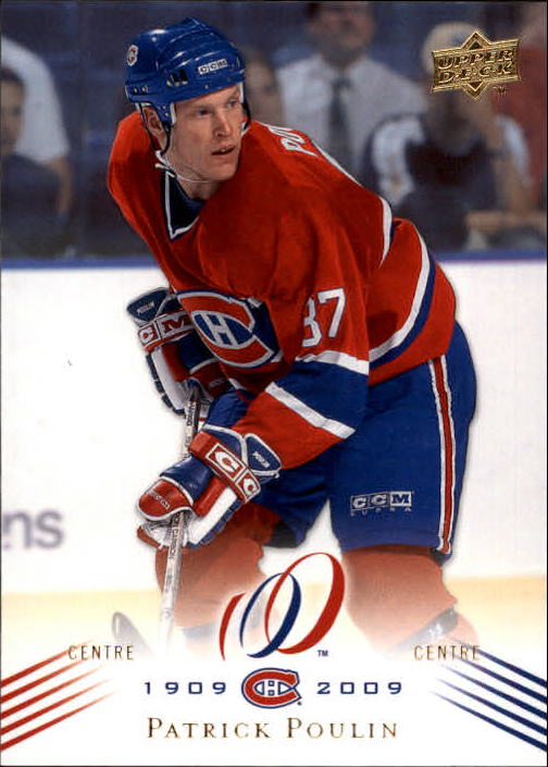 2008-09 Upper Deck Montreal Canadiens Centennial #94 Patrick Poulin