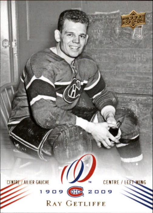 2008-09 Upper Deck Montreal Canadiens Centennial #98 Ray Getliffe