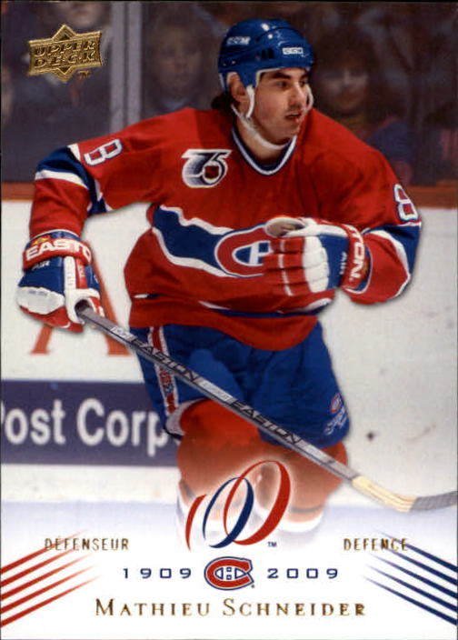 2008-09 Upper Deck Montreal Canadiens Centennial #135 Mathieu Schneider