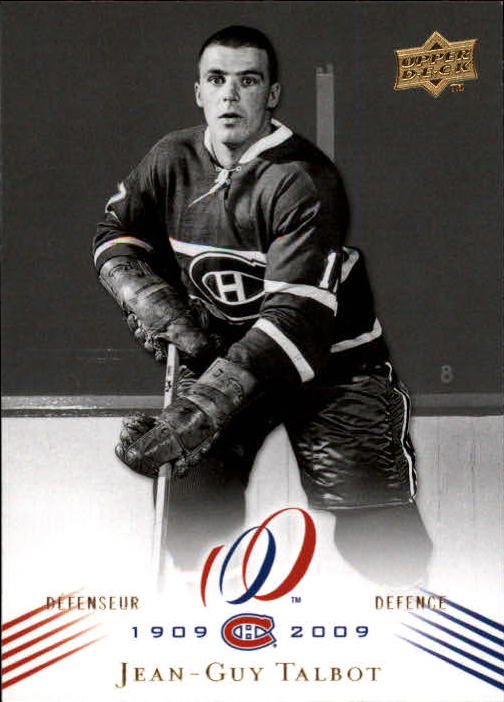 2008-09 Upper Deck Montreal Canadiens Centennial #140 Jean-Guy Talbot