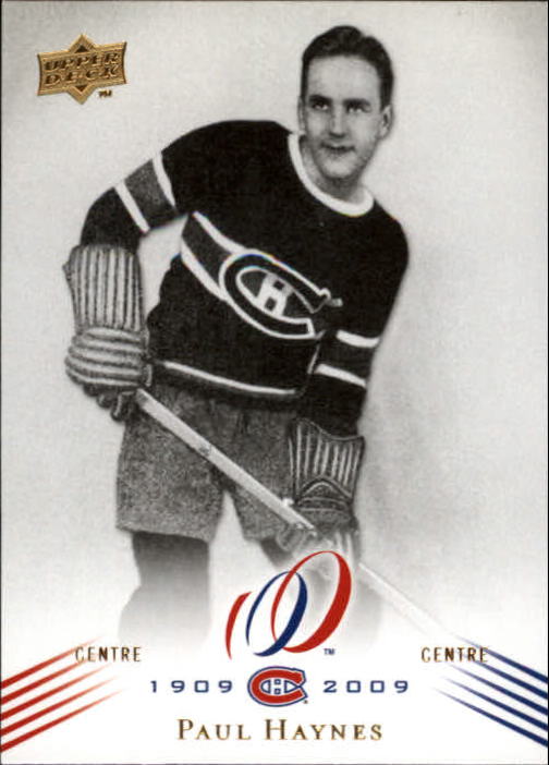 2008-09 Upper Deck Montreal Canadiens Centennial #162 Paul Haynes