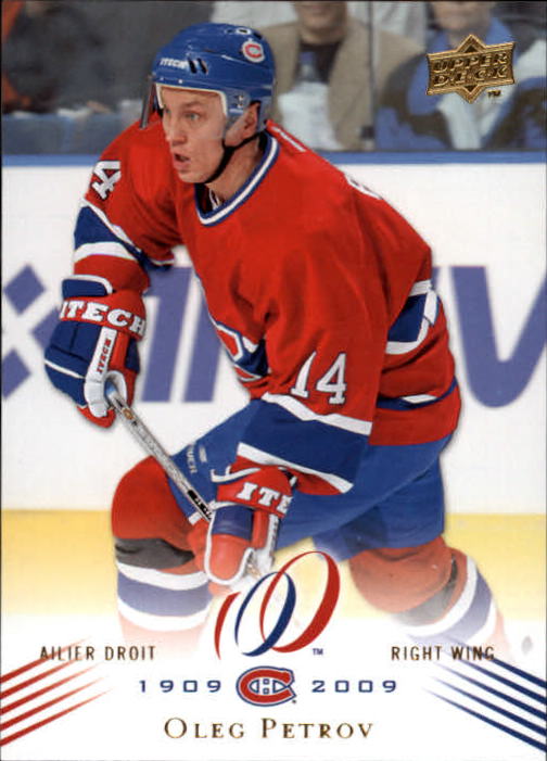 2008-09 Upper Deck Montreal Canadiens Centennial #165 Oleg Petrov