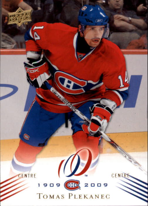 2008-09 Upper Deck Montreal Canadiens Centennial #170 Tomas Plekanec