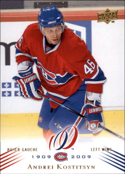 2008-09 Upper Deck Montreal Canadiens Centennial #172 Andrei Kostitsyn