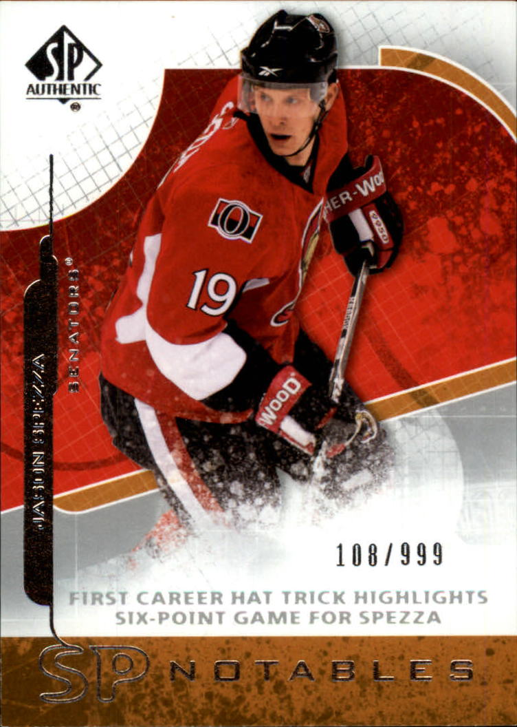 A3799- 2008-09 SP Authentic Hk #s 1-215 +Inserts -You Pick- 15+ FREE US SHIP - Picture 201 of 280
