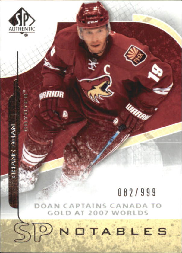A3799- 2008-09 SP Authentic Hk #s 1-215 +Inserts -You Pick- 15+ FREE US SHIP - Picture 227 of 280
