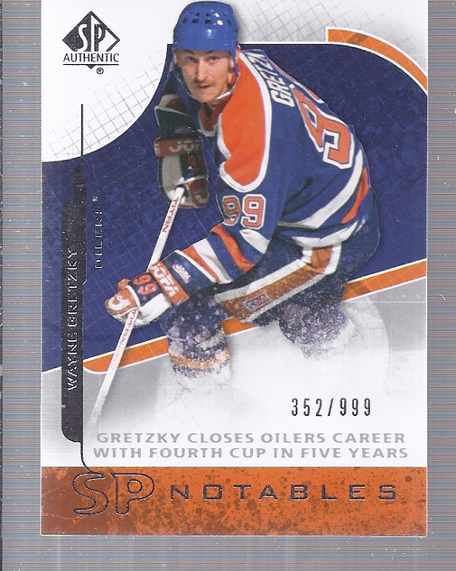 2008-09 SP Authentic #159 Wayne Gretzky N
