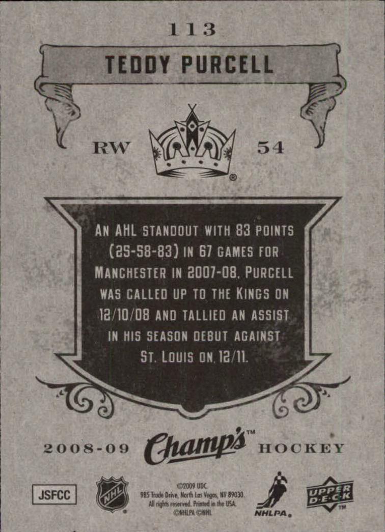 2008-09 Upper Deck Champ's Hockey Rookie Card Singles - You Choose - Bild 11 von 90