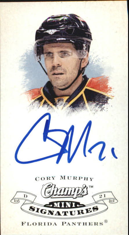 2008-09 Upper Deck Champ's Mini Signatures #CSCM Cory Murphy