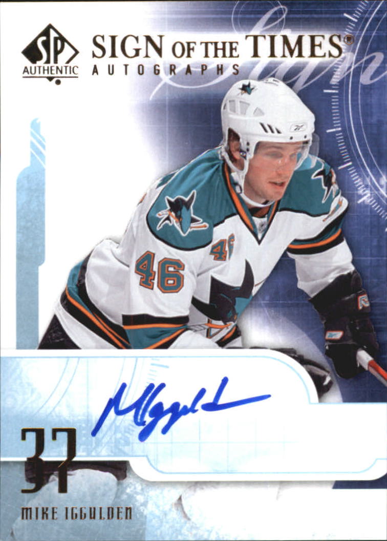 2008-09 SP Authentic Sign of the Times #STMI Mike Iggulden