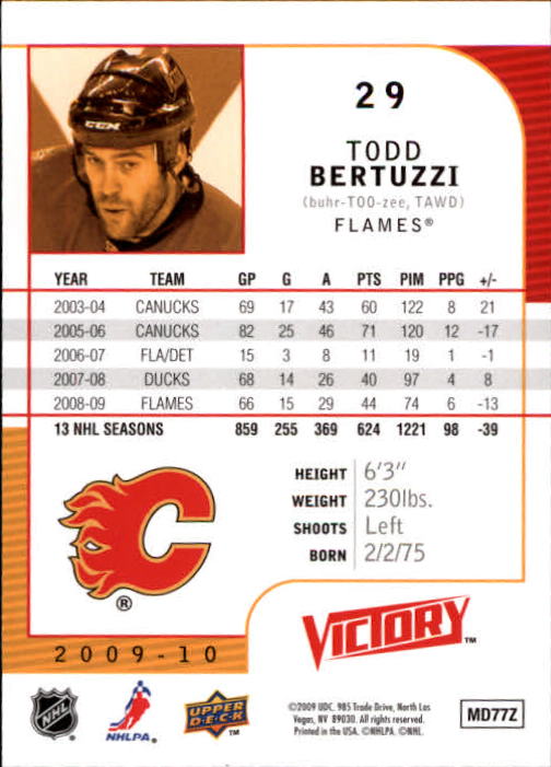 B5458- 2009-10 Upper Deck Victory Hk 1-340 +Inserts -You Pick- 15+ FREE US SHIP - Picture 31 of 429