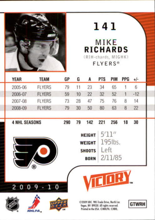 B5458- 2009-10 Upper Deck Victory Hk 1-340 +Inserts -You Pick- 15+ FREE US SHIP - Picture 216 of 429