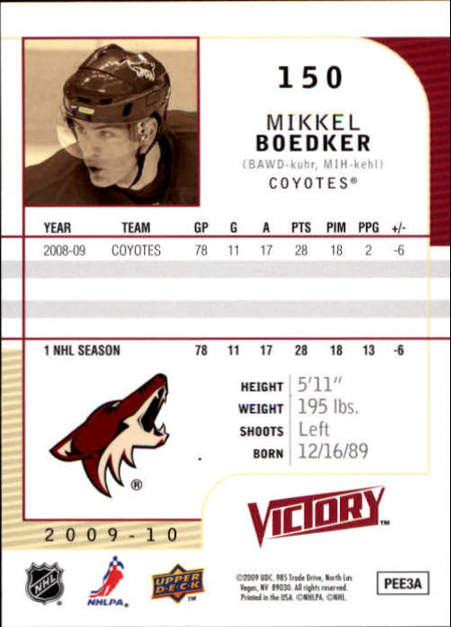 B5458- 2009-10 Upper Deck Victory Hk 1-340 +Inserts -You Pick- 15+ FREE US SHIP - Picture 230 of 429