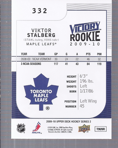 B5458- 2009-10 Upper Deck Victory Hk 1-340 +Inserts -You Pick- 15+ FREE US SHIP - Picture 395 of 429
