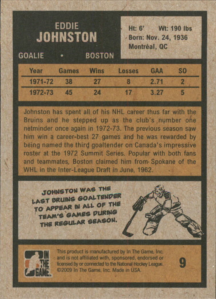 2009-10 In the Game 1972 The Year in Hockey - #86 J.P. Parise