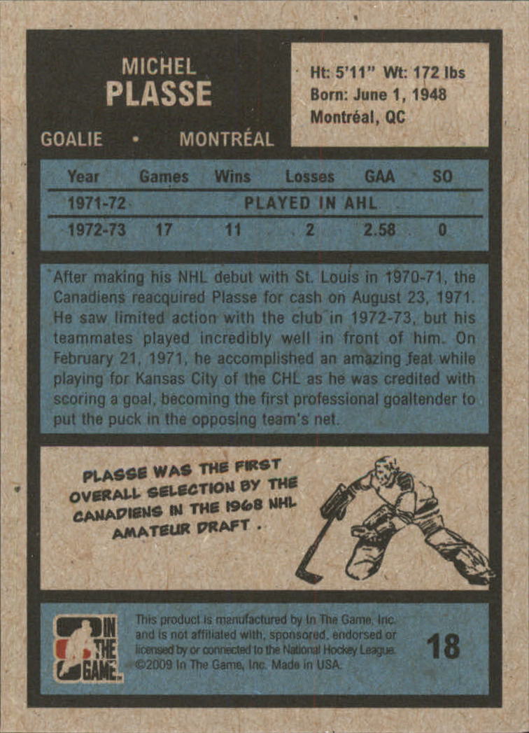 2009-10 In the Game 1972 The Year in Hockey - #86 J.P. Parise