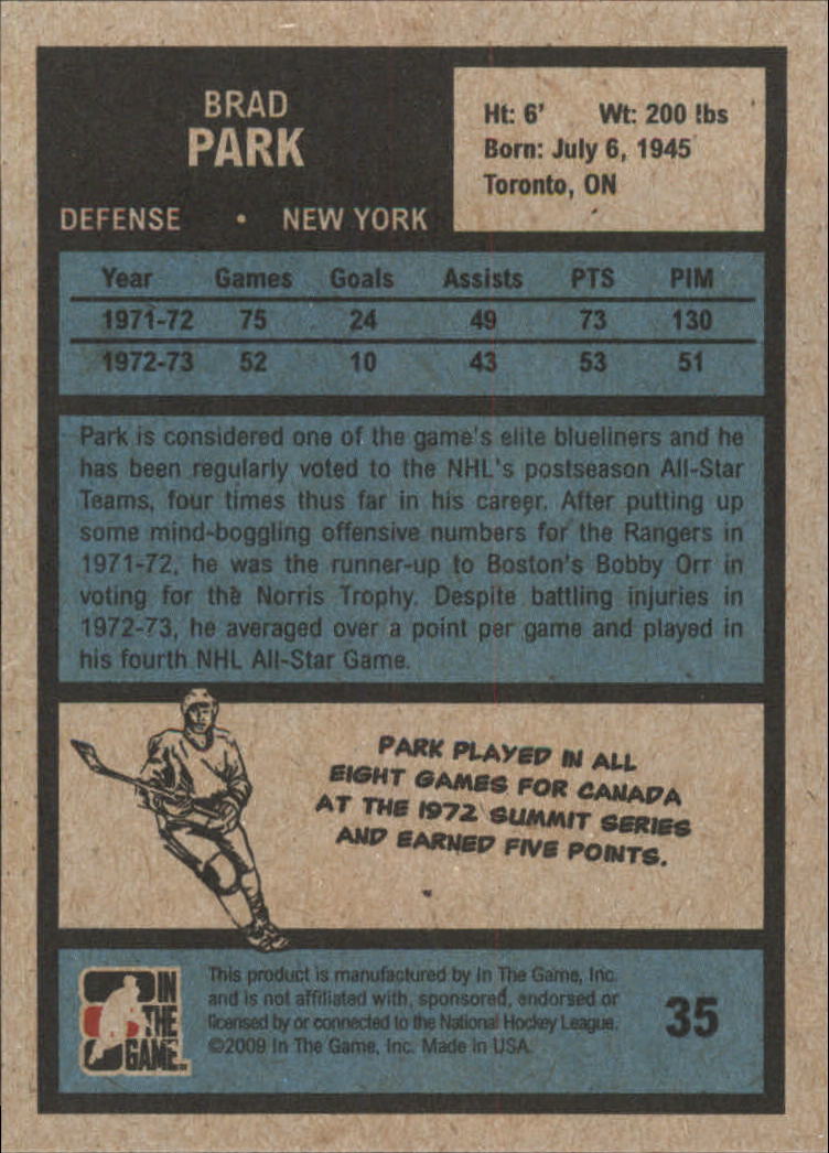 2009-10 In the Game 1972 The Year in Hockey - #86 J.P. Parise