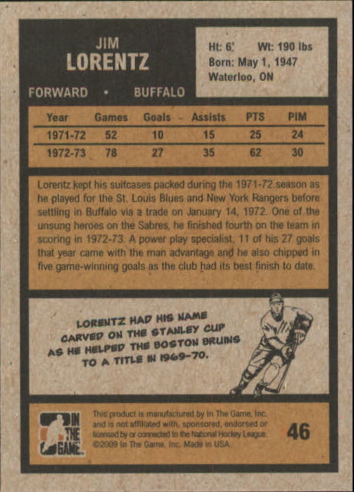 2009-10 In the Game 1972 The Year in Hockey - #86 J.P. Parise