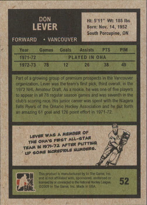 2009-10 In the Game 1972 The Year in Hockey - #86 J.P. Parise