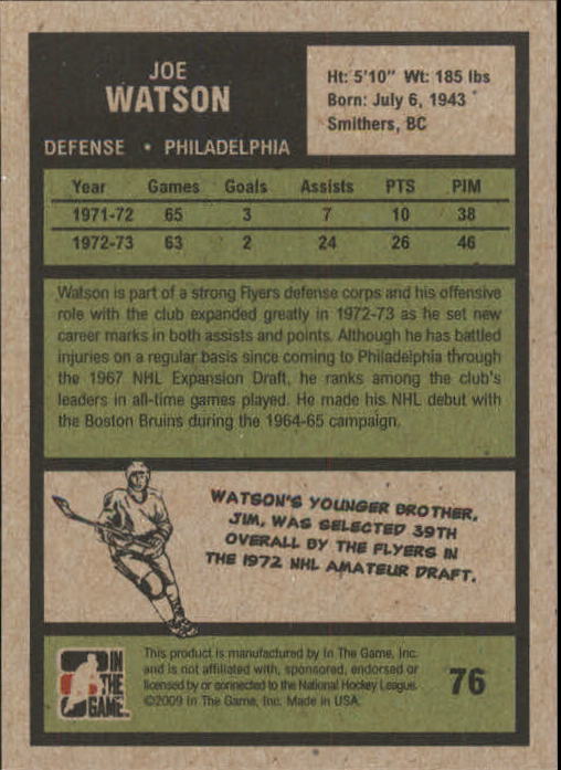 2009-10 In the Game 1972 The Year in Hockey - #86 J.P. Parise