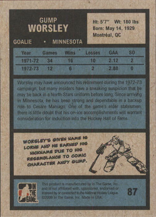 2009-10 In the Game 1972 The Year in Hockey - #86 J.P. Parise