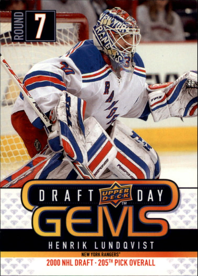 2009-10 Upper Deck Draft Day Gems #GEM11 Henrik Lundqvist