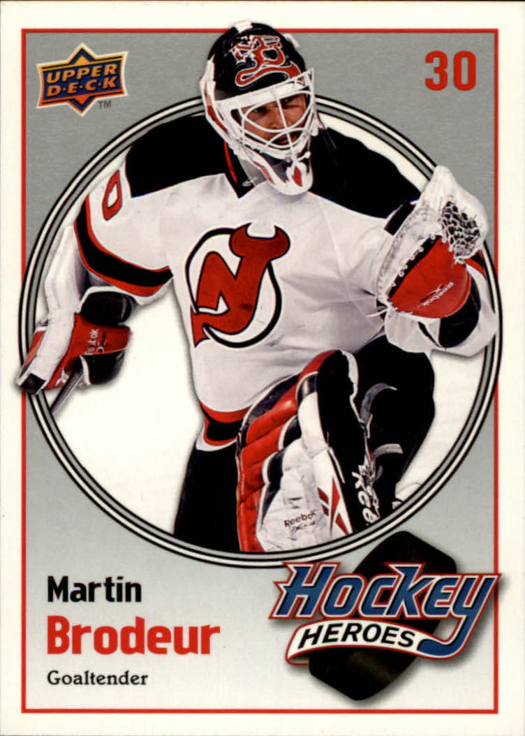 2009-10 Upper Deck Hockey Heroes Martin Brodeur #HH13 Martin Brodeur