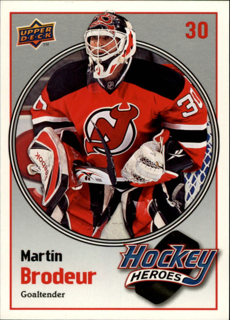 2009-10 Upper Deck Hockey Heroes Martin Brodeur #HH16 Martin Brodeur