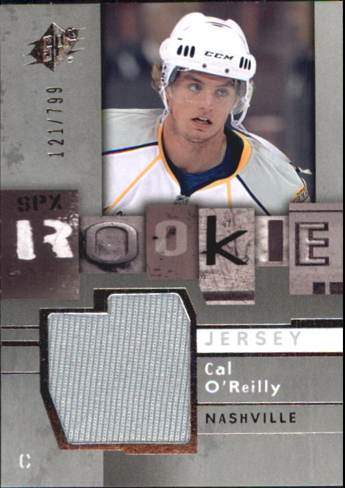 2009-10 SPx #134 Cal O'Reilly JSY RC