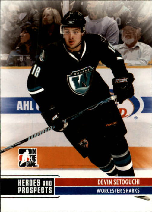 2009-10 ITG Heroes and Prospects #19 Devin Setoguchi
