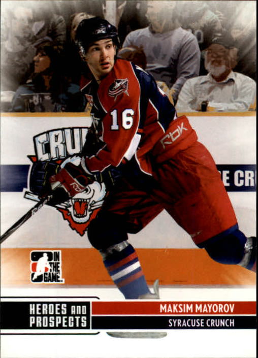 2009-10 ITG Heroes and Prospects #34 Maxsim Mayorov