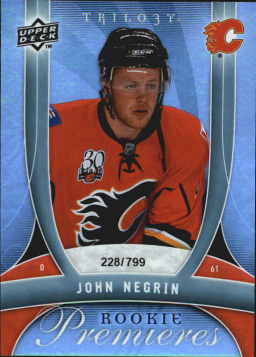 2009-10 Upper Deck Trilogy #150 John Negrin RC