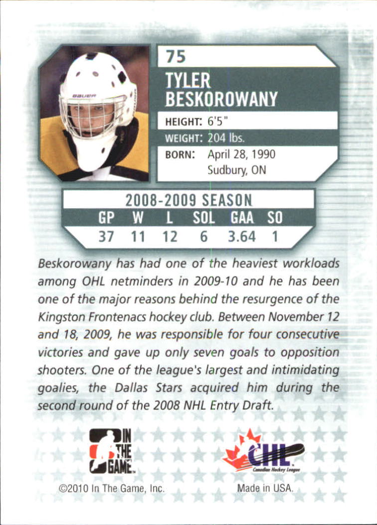 Sports Card Back