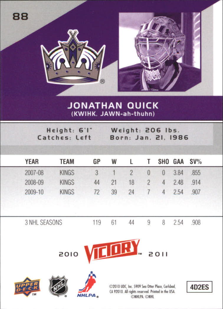 A2317- 2010-11 Upper Deck Victory Hk 1-350 +Rookies -You Pick- 15+ FREE US SHIP - Picture 175 of 461