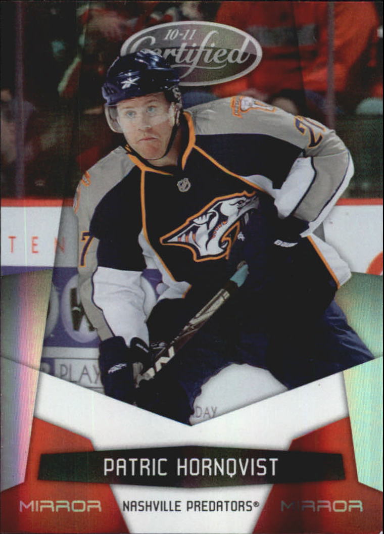 2010-11 Certified Mirror Red #81 Patric Hornqvist