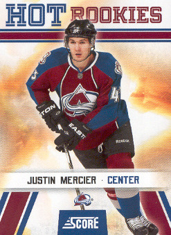 2010-11 Score #508 Justin Mercier HR RC