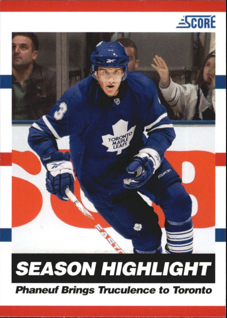 2010-11 Score Glossy #18 Dion Phaneuf HL