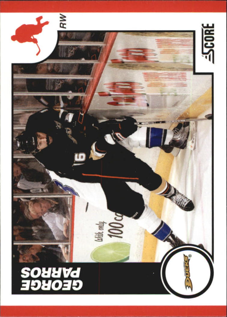 2010-11 Score Glossy #40 George Parros