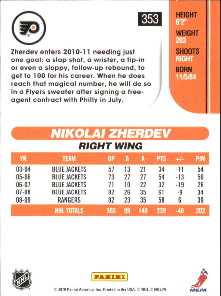 A6008- 2010-11 Score Glossy Hockey Cards 251-500 -You Pick- 15+ FREE US SHIP - Picture 177 of 369