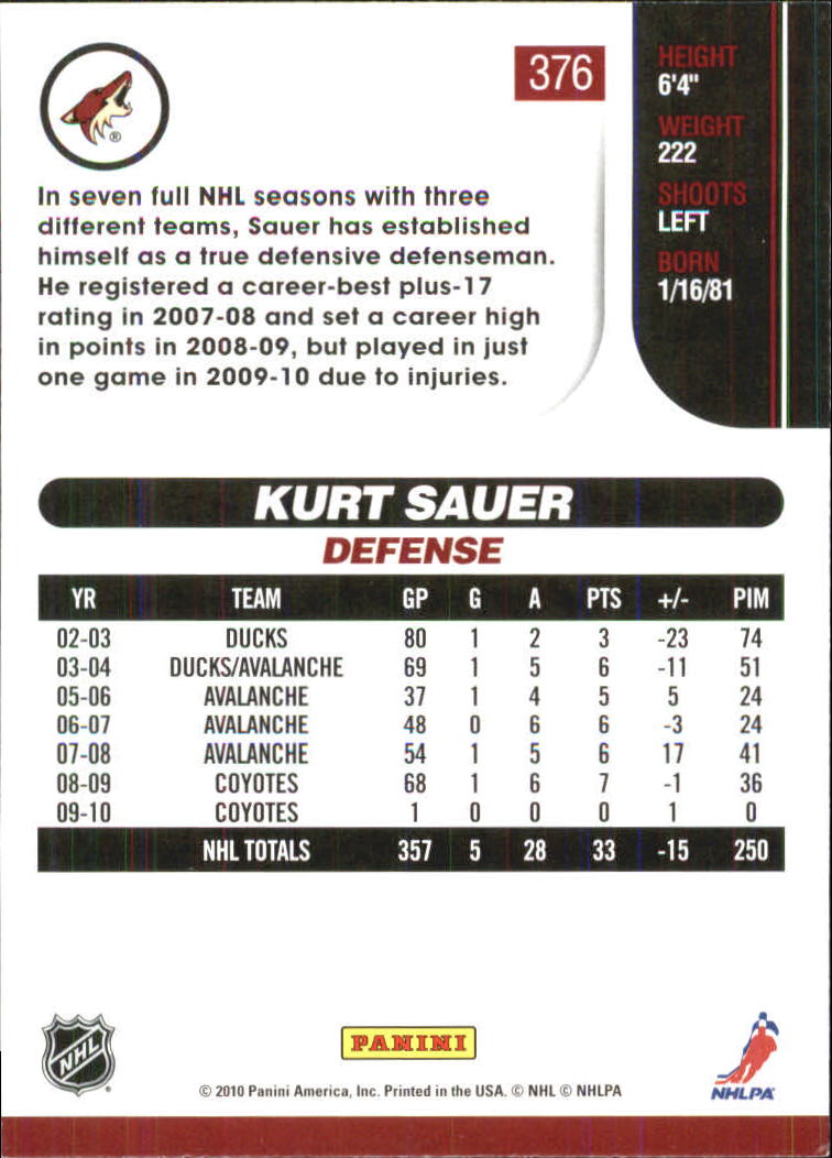 A6008- 2010-11 Score Glossy Hockey Cards 251-500 -You Pick- 15+ FREE US SHIP - Picture 221 of 369