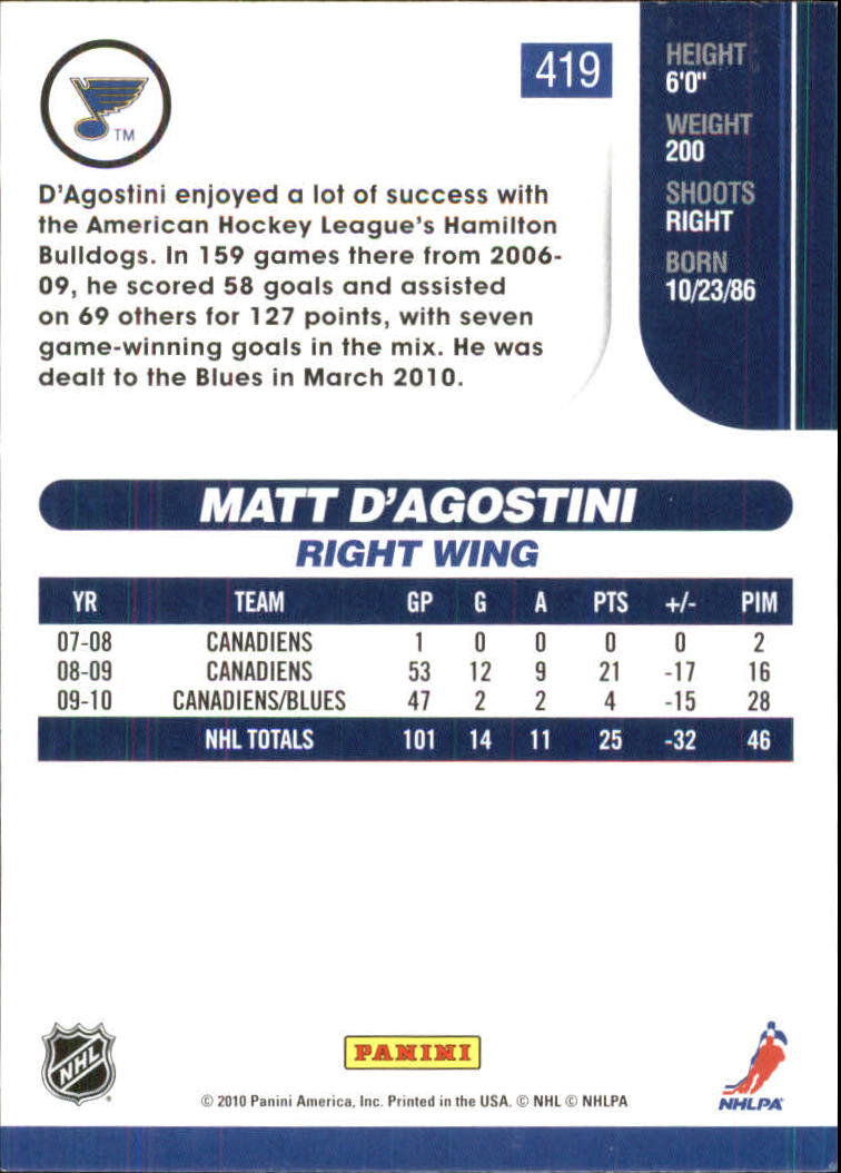 A6008- 2010-11 Score Glossy Hockey Cards 251-500 -You Pick- 15+ FREE US SHIP - Picture 305 of 369