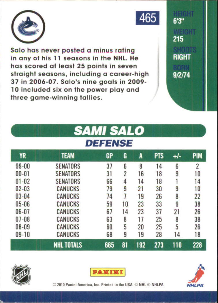 A6008- 2010-11 Score Glossy Hockey Cards 251-500 -You Pick- 15+ FREE US SHIP - Picture 341 of 369